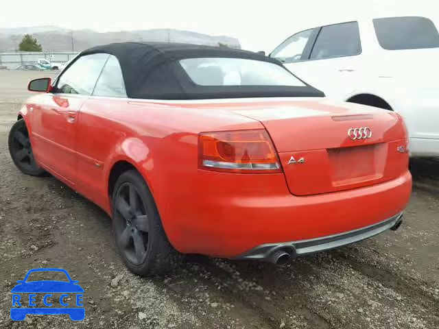 2007 AUDI A4 S-LINE WAUEF48H77K030890 image 2