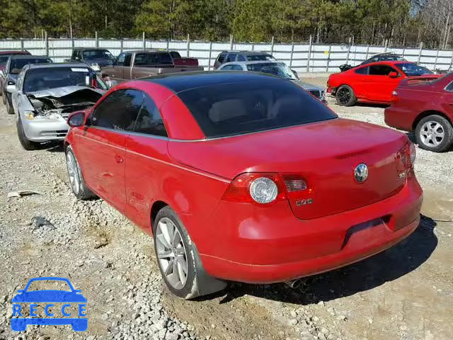 2007 VOLKSWAGEN EOS 3.2L S WVWDB71F17V041113 image 2