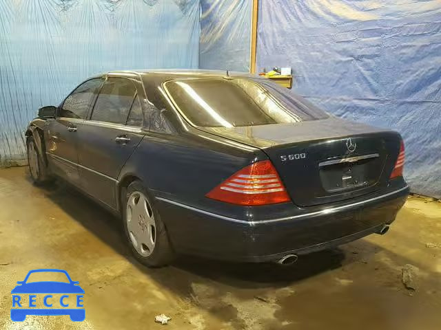 2003 MERCEDES-BENZ S 600 WDBNG76J73A330855 image 2