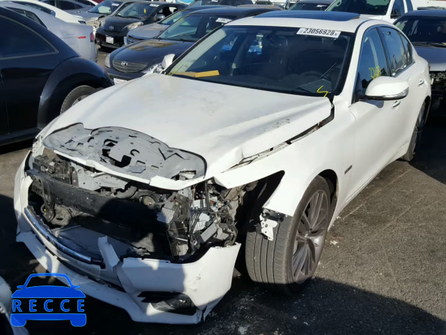 2015 INFINITI Q50 HYBRID JN1AV7AP1FM790455 image 1