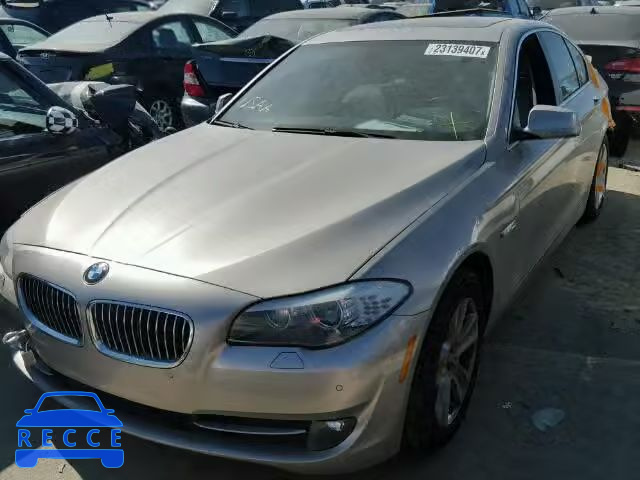 2013 BMW 528 XI WBAXH5C58DDW14477 зображення 1