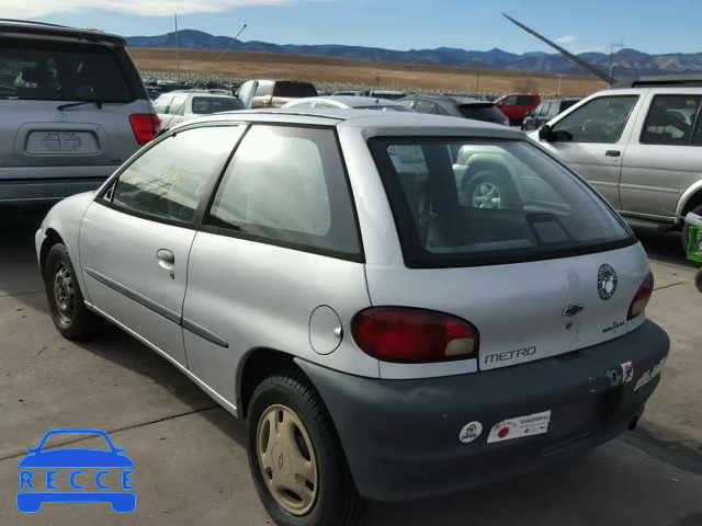 1999 CHEVROLET METRO 2C1MR2268X6704210 image 2