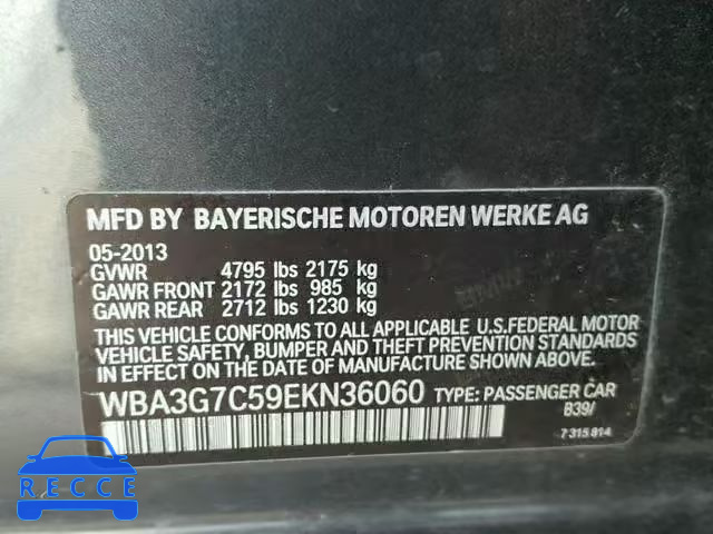 2014 BMW 328 XI WBA3G7C59EKN36060 Bild 9