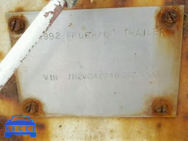 1992 FRUEHAUF TRAILER 1H2V04824NE022006 зображення 9