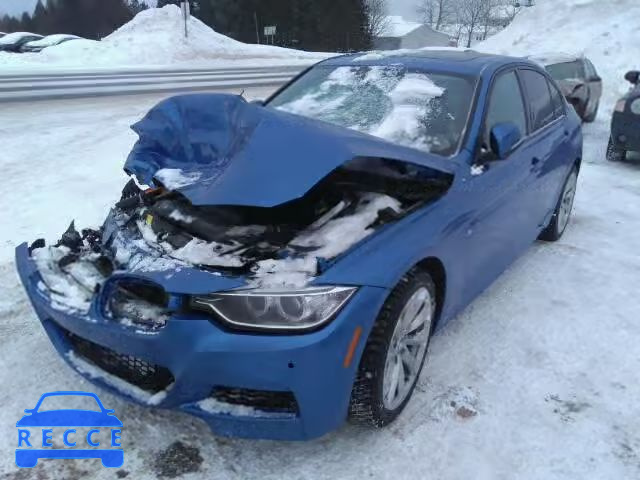 2014 BMW 335 XI WBA3B9C54EP458395 зображення 1