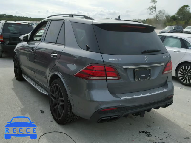 2017 MERCEDES-BENZ GLE 63 AMG 4JGDA7FB7HA981042 image 2