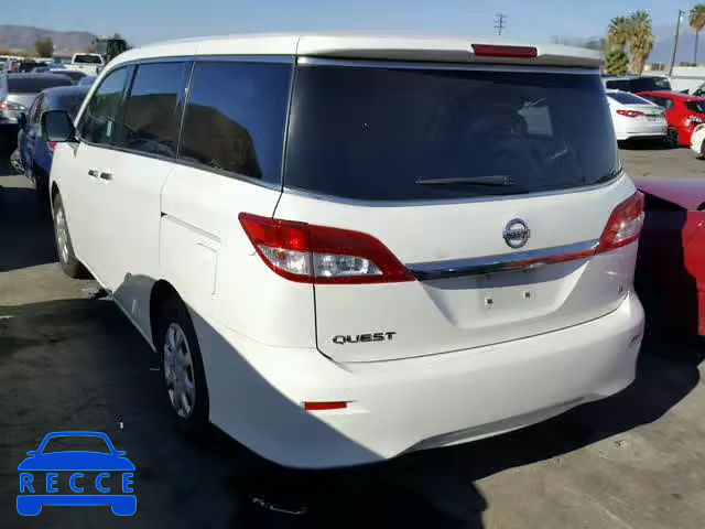 2012 NISSAN QUEST S JN8AE2KP8C9032159 image 2