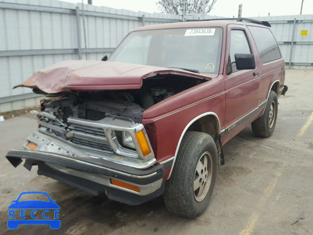 1991 CHEVROLET BLAZER S10 1GNCT18Z6M8223946 image 1