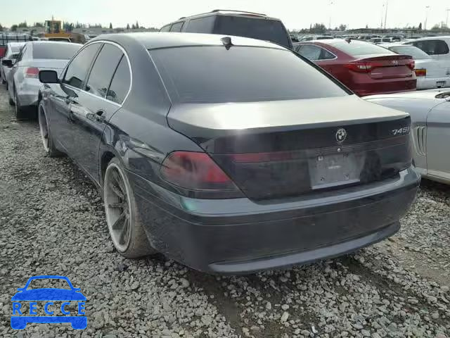 2002 BMW 745 I WBAGL63422DP61063 image 2