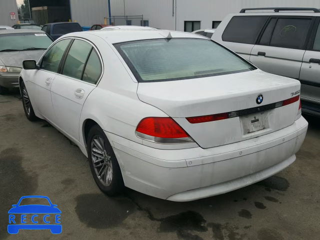 2004 BMW 745 I WBAGL63404DP69178 зображення 2