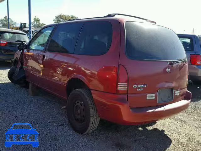 1998 NISSAN QUEST XE 4N2ZN1119WD823949 image 2