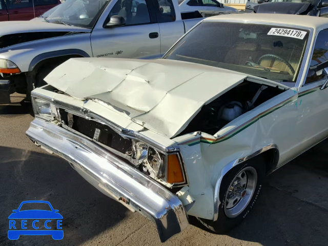 1981 CHEVROLET EL CAMINO 1GCCW80K0BR445283 зображення 8