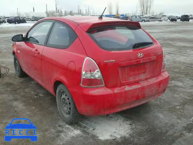 2008 HYUNDAI ACCENT BAS KMHCN35C38U080431 image 2