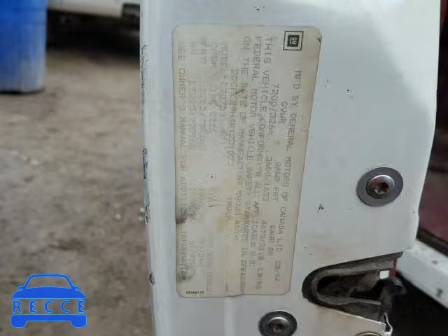 1994 CHEVROLET GMT-400 C2 2GCFC29H4R1231023 image 9