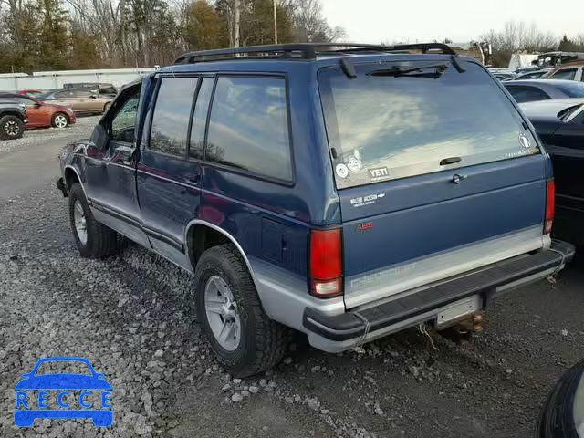 1993 CHEVROLET BLAZER S10 1GNCS13W8P2208548 image 2