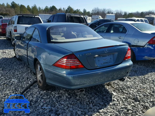 2003 MERCEDES-BENZ CL 500 WDBPJ75J23A039093 image 2