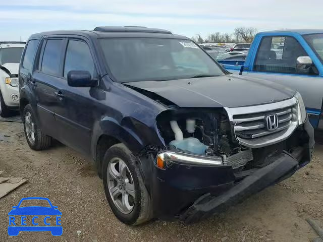 2014 HONDA PILOT EXLN 5FNYF4H77EB021608 image 0