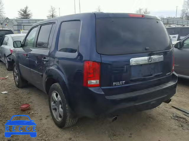 2014 HONDA PILOT EXLN 5FNYF4H77EB021608 image 2