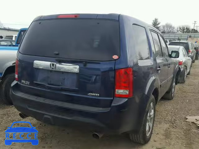 2014 HONDA PILOT EXLN 5FNYF4H77EB021608 image 3