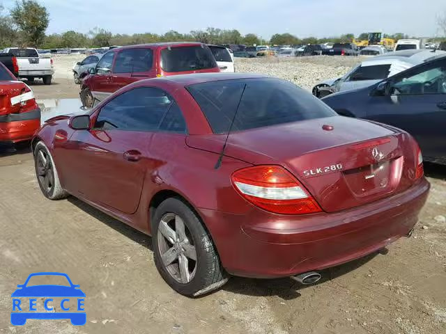 2007 MERCEDES-BENZ SLK 280 WDBWK54FX7F146069 зображення 2