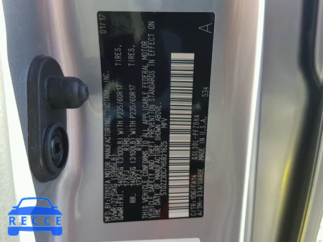 2017 TOYOTA SIENNA BAS 5TDZZ3DC7HS821625 зображення 9