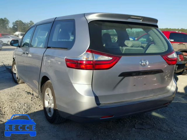 2017 TOYOTA SIENNA BAS 5TDZZ3DC7HS821625 зображення 2