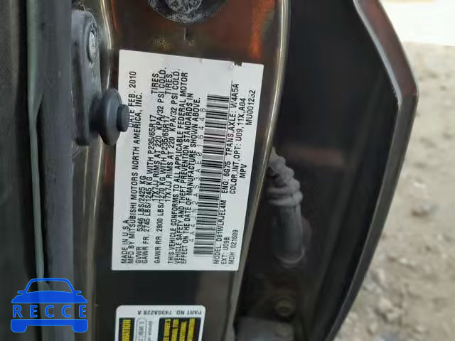 2010 MITSUBISHI ENDEAVOR L 4A4JN2AS3AE016448 image 9