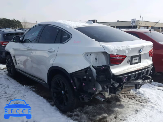 2016 BMW X6 XDRIVE3 5UXKU2C58G0N81725 image 2