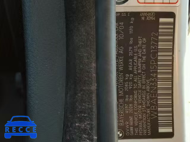 2005 BMW 325 IT WBAEN33415PC13772 image 9