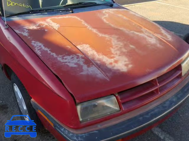 1990 DODGE SHADOW 1B3XP44D5LN153027 image 8