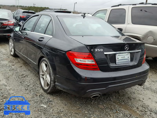 2012 MERCEDES-BENZ C 350 WDDGF5HB2CR215157 image 2