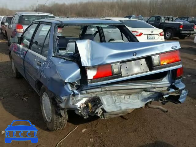 1992 FORD ESCORT LX 3FAPP13J0NR120690 Bild 2