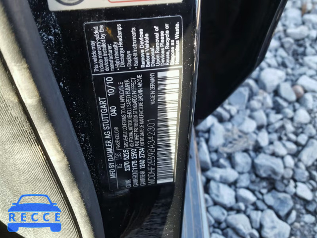 2011 MERCEDES-BENZ E 350 BLUE WDDHF2EB9BA342301 image 9