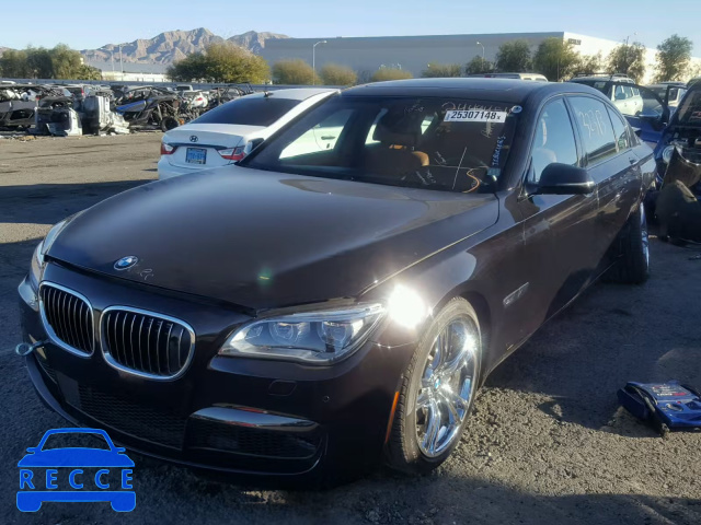 2014 BMW 750 LI WBAYE8C56ED134437 зображення 1