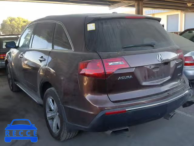 2010 ACURA MDX TECHNO 2HNYD2H65AH530399 image 2