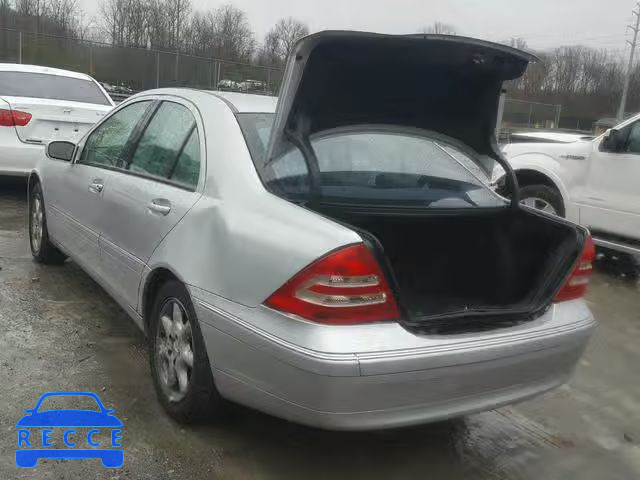 2004 MERCEDES-BENZ C 240 WDBRF61J04E017601 image 2