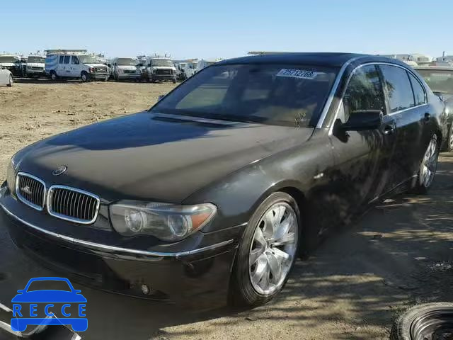 2002 BMW 745 LI WBAGN63422DR07195 image 1