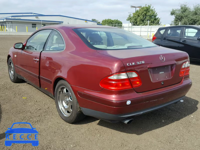 1999 MERCEDES-BENZ CLK 320 WDBLJ65G2XF105969 image 2