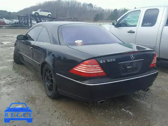 2003 MERCEDES-BENZ CL 500 WDBPJ75J93A031377 image 2