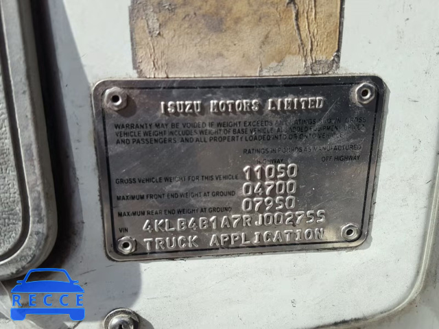 1994 ISUZU NPR 4KLB4B1A7RJ002755 Bild 9