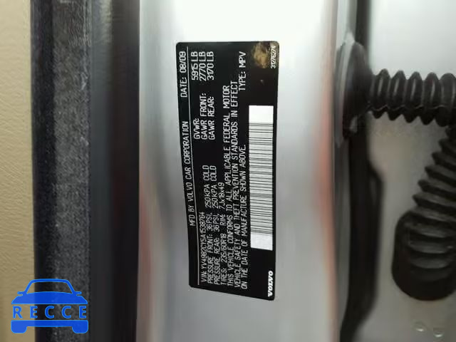2010 VOLVO XC90 3.2 YV4982CY5A1538764 image 9