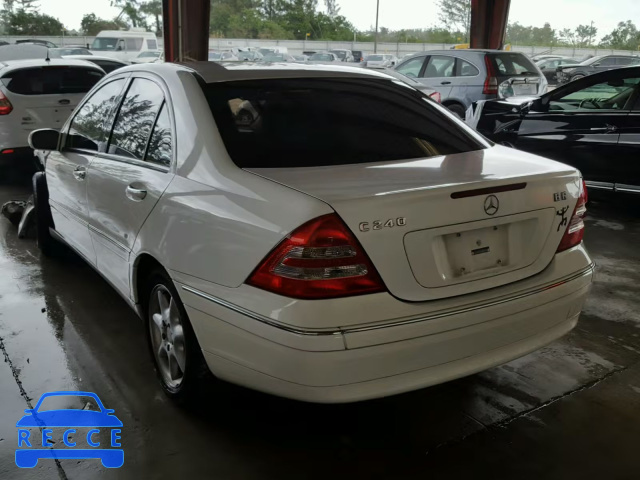 2004 MERCEDES-BENZ C 240 WDBRF61J14E017137 image 2