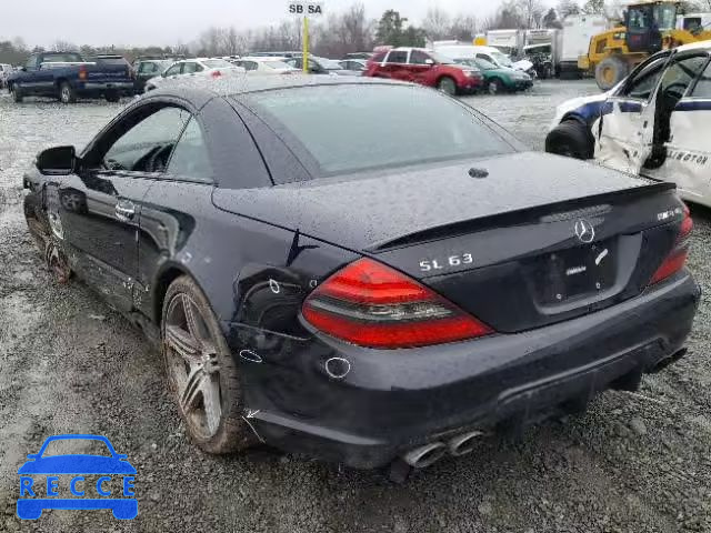 2009 MERCEDES-BENZ SL 63 AMG WDBSK70F69F157735 image 2