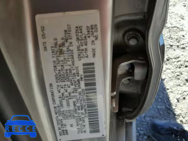 2002 TOYOTA 4RUNNER LI JT3HN87R129073226 image 9