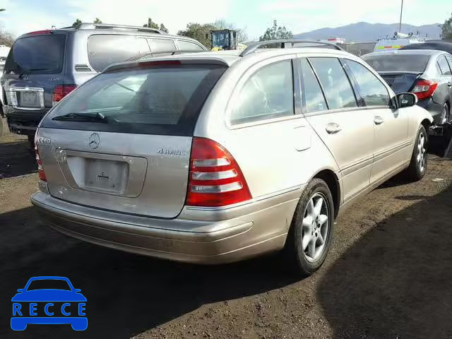 2004 MERCEDES-BENZ C 240 SPOR WDBRH81J84F463348 зображення 3