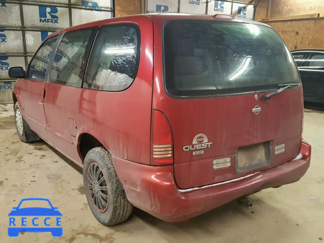 1997 NISSAN QUEST XE 4N2DN1118VD854070 image 2
