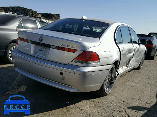 2005 BMW 745 LI WBAGN63585DS60864 зображення 3