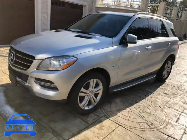 2012 MERCEDES-BENZ ML 350 BLU 4JGDA2EB5CA011798 зображення 2