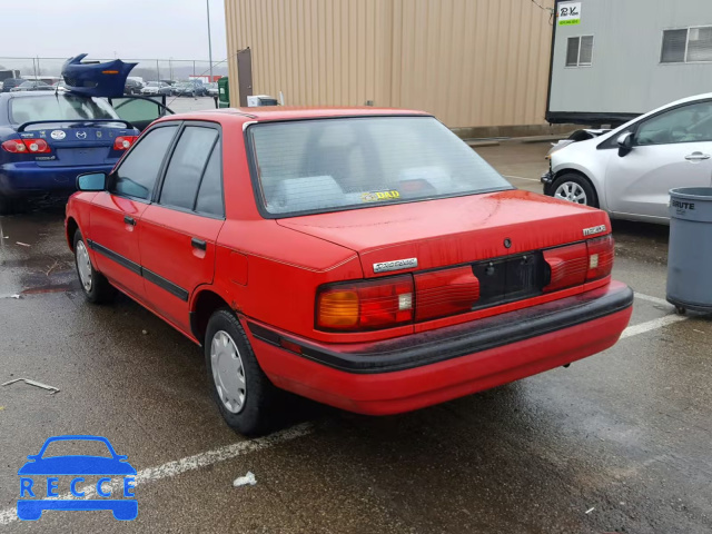 1993 MAZDA PROTEGE DX JM1BG2248P0566885 зображення 2