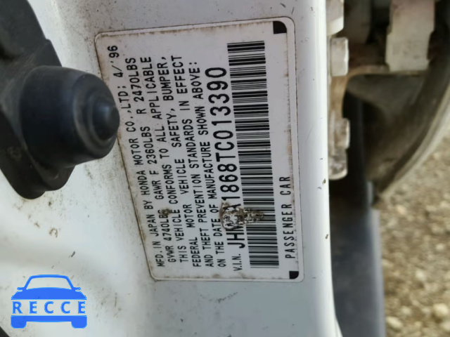 1996 HONDA ODYSSEY BA JHMRA1868TC013390 image 9